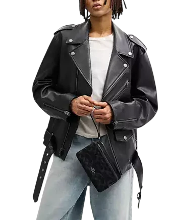 Coach Double Zip Wallet In Signature Denim