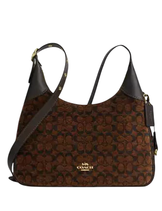 Coach Ella Shoulder Bag In Signature Chenille
