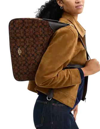 Coach Ella Shoulder Bag In Signature Chenille
