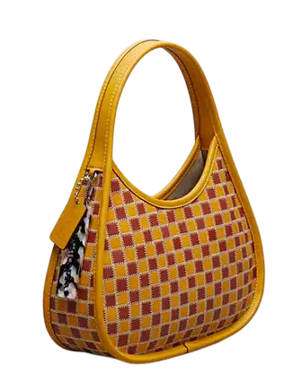 Coach Ergo Bag In Checkerboard Upcrafted Leather