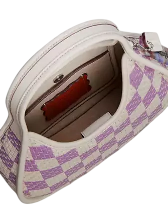 Coach Ergo Bag With Woven Checkerboard In Repurposed Leather