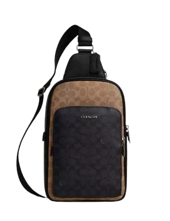 Coach Ethan Pack In Blocked Signature Canvas
