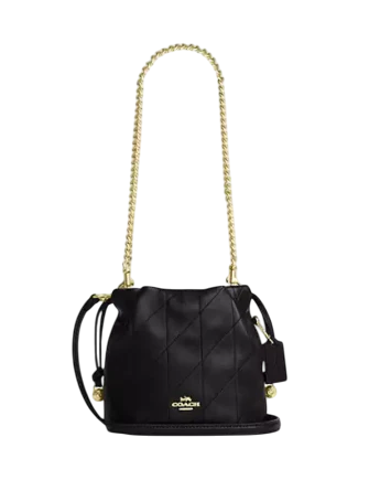 Coach Faye Mini Drawstring Bag With Quilting