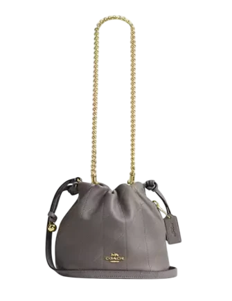 Coach Faye Mini Drawstring Bag With Quilting