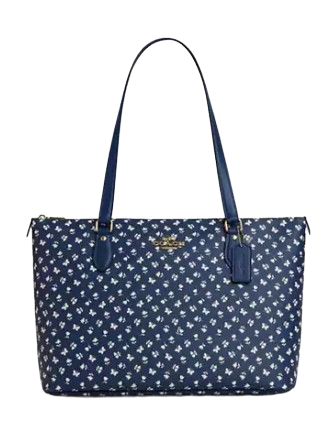 Coach Gallery Tote Bag With Floral Print