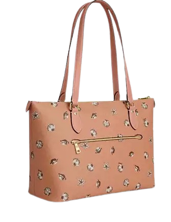 Coach Gallery Tote Bag With Shell Print