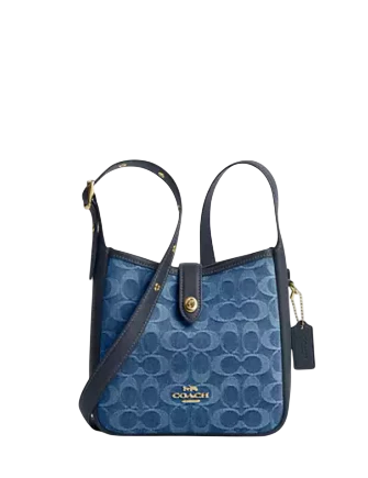 Coach Hadley Mini Crossbody Bag In Signature Denim