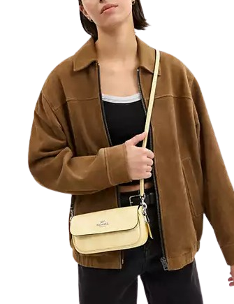 Coach Hailey Flap Bag In Signature Canvas
