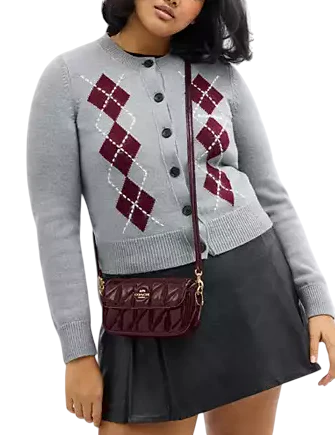 Coach Hailey Flap Bag With Quilting