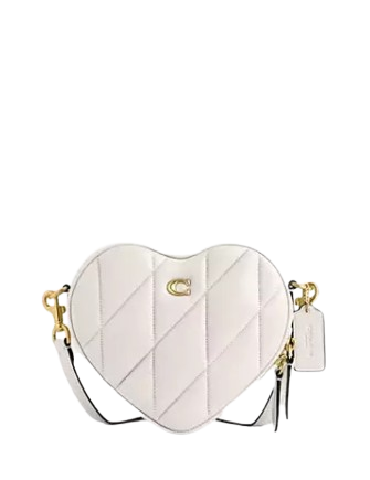 Coach Heart Crossbody Bag With Quilting