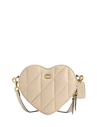 Coach Heart Crossbody Bag With Quilting
