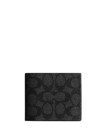 Coach Id Billfold Wallet In Signature Canvas
