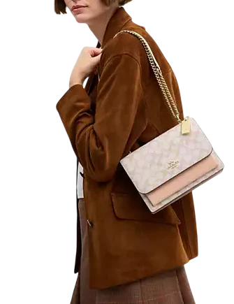 Coach Klare Crossbody Bag In Pretty Signature Canvas