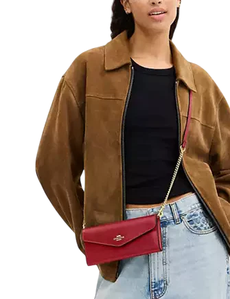 Coach Klare Wallet With Chain