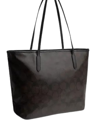 Coach Large City Tote Bag In Maxi Signature Canvas