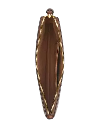 Coach Large Corner Zip Wristlet In Signature Canvas