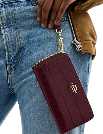 Coach Long Zip Around Wallet