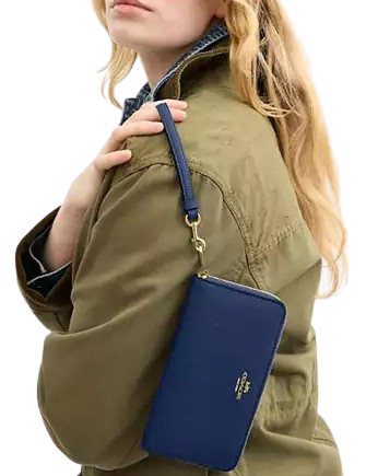 Coach Long Zip Around Wallet