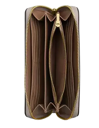 Coach Long Zip Around Wallet
