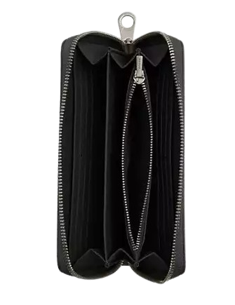 Coach Long Zip Around Wallet In Signature Canvas