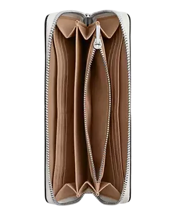 Coach Long Zip Around Wallet With Cherry Print