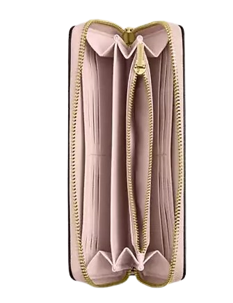 Coach Long Zip Around Wallet With Rosette Print