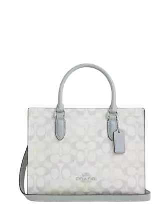 Coach Maggie Small Tote Bag In Pretty Signature Canvas