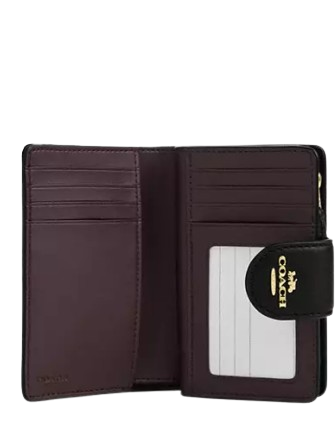 Coach Medium Corner Zip Wallet In Signature Leather