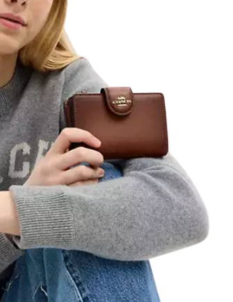 Coach Medium Corner Zip Wallet