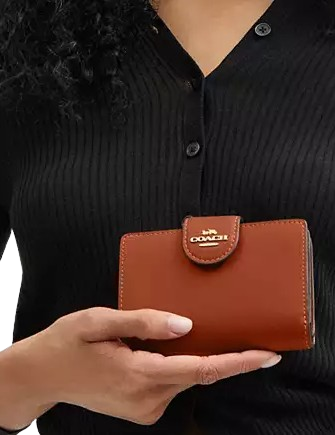 Coach Medium Corner Zip Wallet
