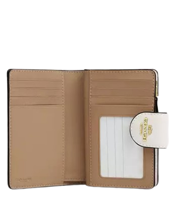 Coach Medium Corner Zip Wallet With Star Print