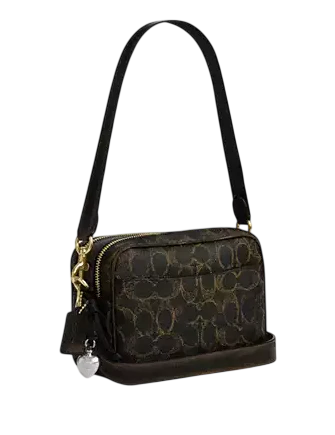 Coach Mini Carey Crossbody Bag In Loved Signature Canvas