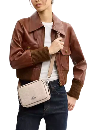 Coach Mini Carey Crossbody Bag In Signature Canvas