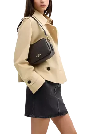 Coach Mini Carey Crossbody Bag In Signature Canvas