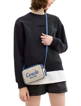 Coach Mini Jamie Camera Bag In Signature Canvas With Coach Print