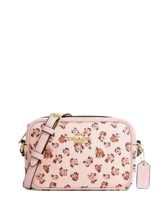 Coach Mini Jamie Camera Bag With Rose Print