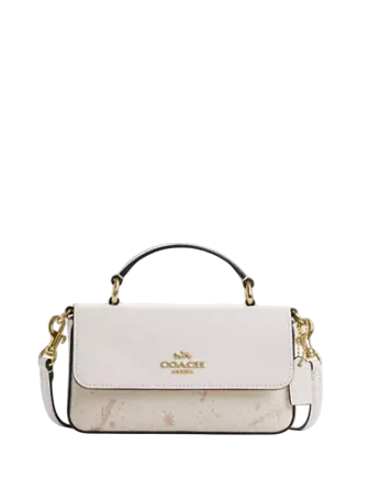 Coach Mini Josie Top Handle Bag With Star Print