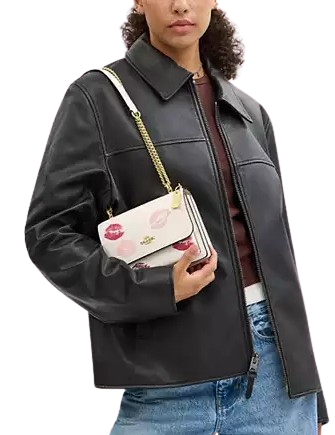 Coach Mini Klare Crossbody With Lips Print