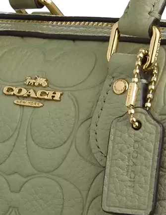 Coach Mini Rowan Crossbody Bag In Signature Leather