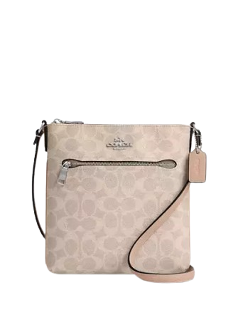 Coach Mini Rowan File Bag In Signature Canvas