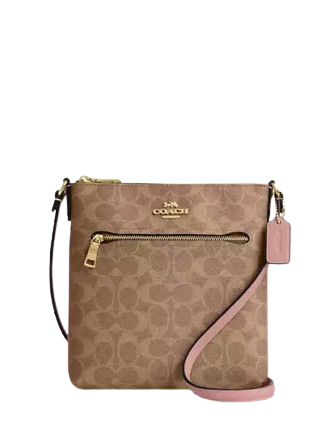 Coach Mini Rowan File Bag In Signature Canvas