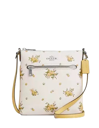 Coach Mini Rowan File Bag With Floral Print