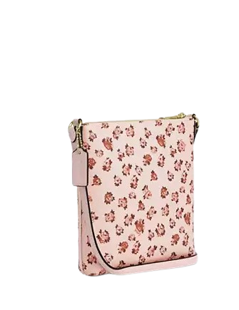 Coach Mini Rowan File Bag With Rose Print