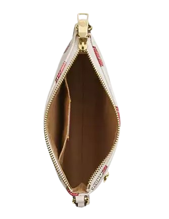 Coach Mini Rowan File Bag With Strawberry Print