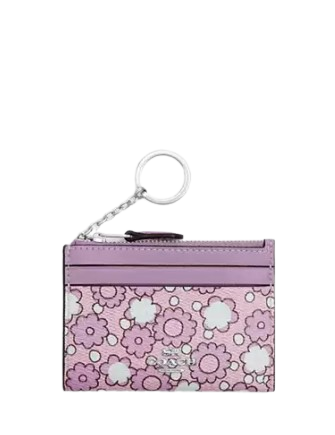 Coach Mini Skinny Id Case With Floral Print