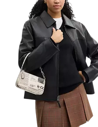 Coach Nolita 19 With Newspaper Print