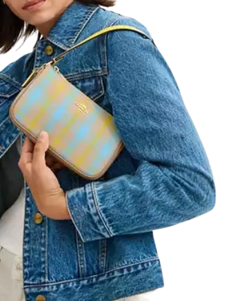 Coach Nolita 19 With Plaid Print