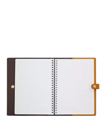 Coach Notebook In Signature Canvas With Floral Print