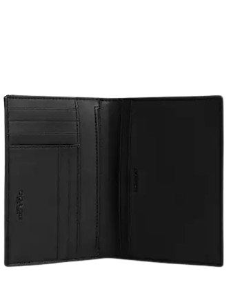 Coach Passport Card Case In Signature Canvas