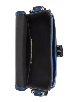 Coach Racer Crossbody Bag With Varsity Stripe Webbing